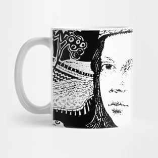 A boy from the middle ages. Author's interpretation. Mug